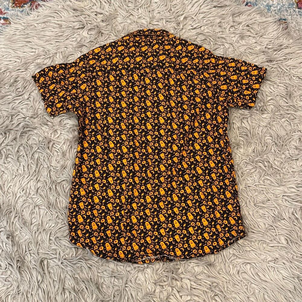 Monument Halloween Mens Small Spooky Button Up Shirt - Picture 5 of 5